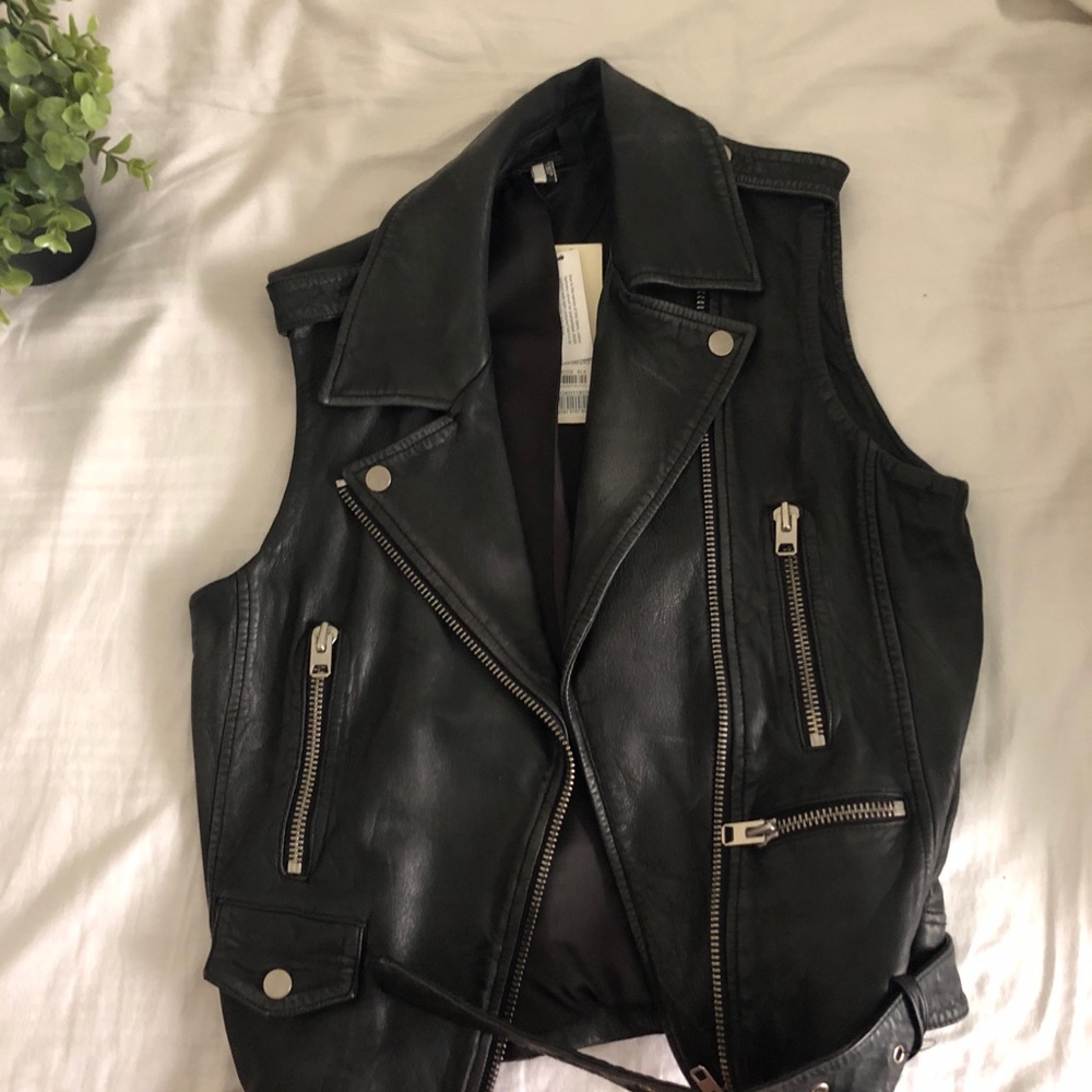 Topshop Leather Vest